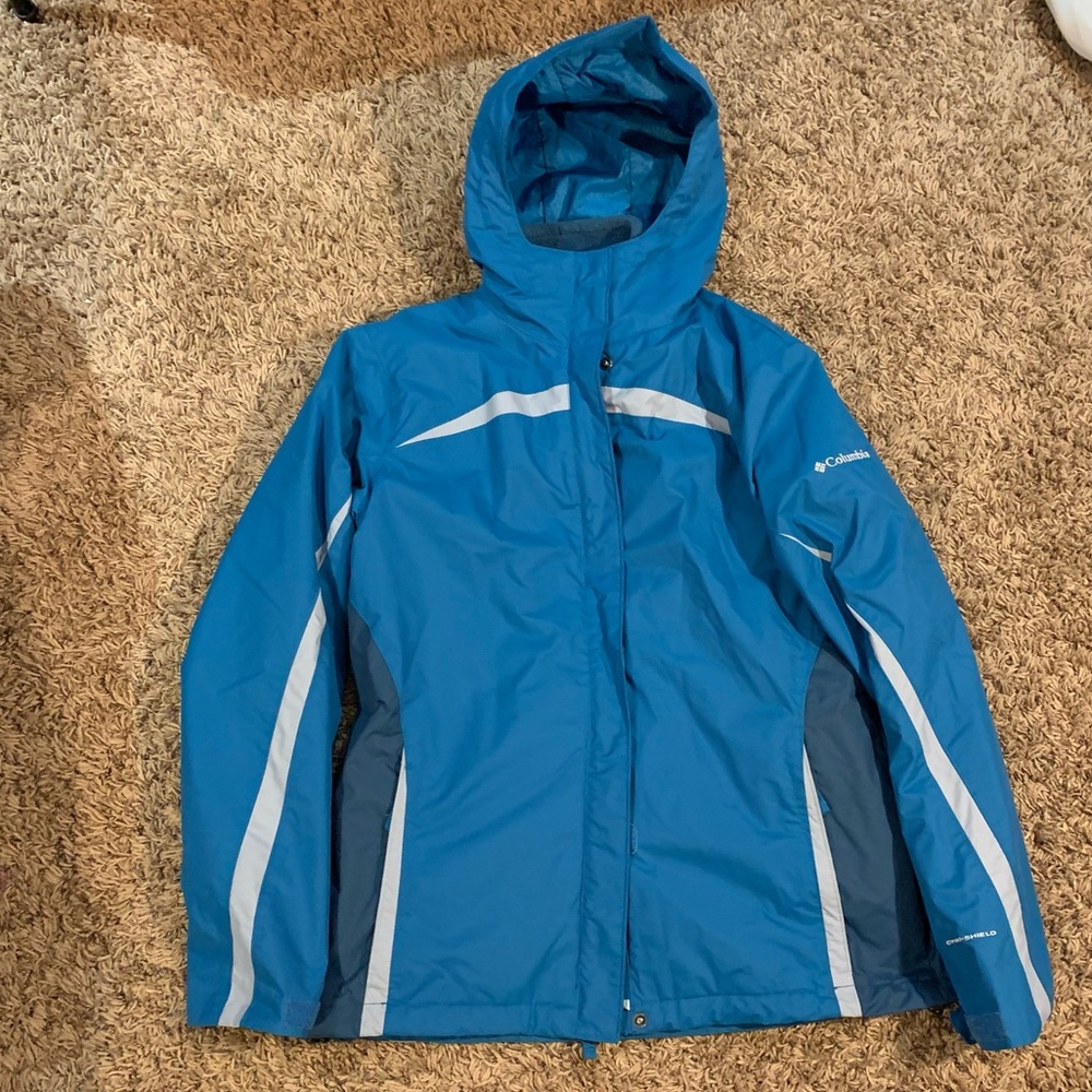 Columbia Compass Blue Jacket with Omni-Shield technology